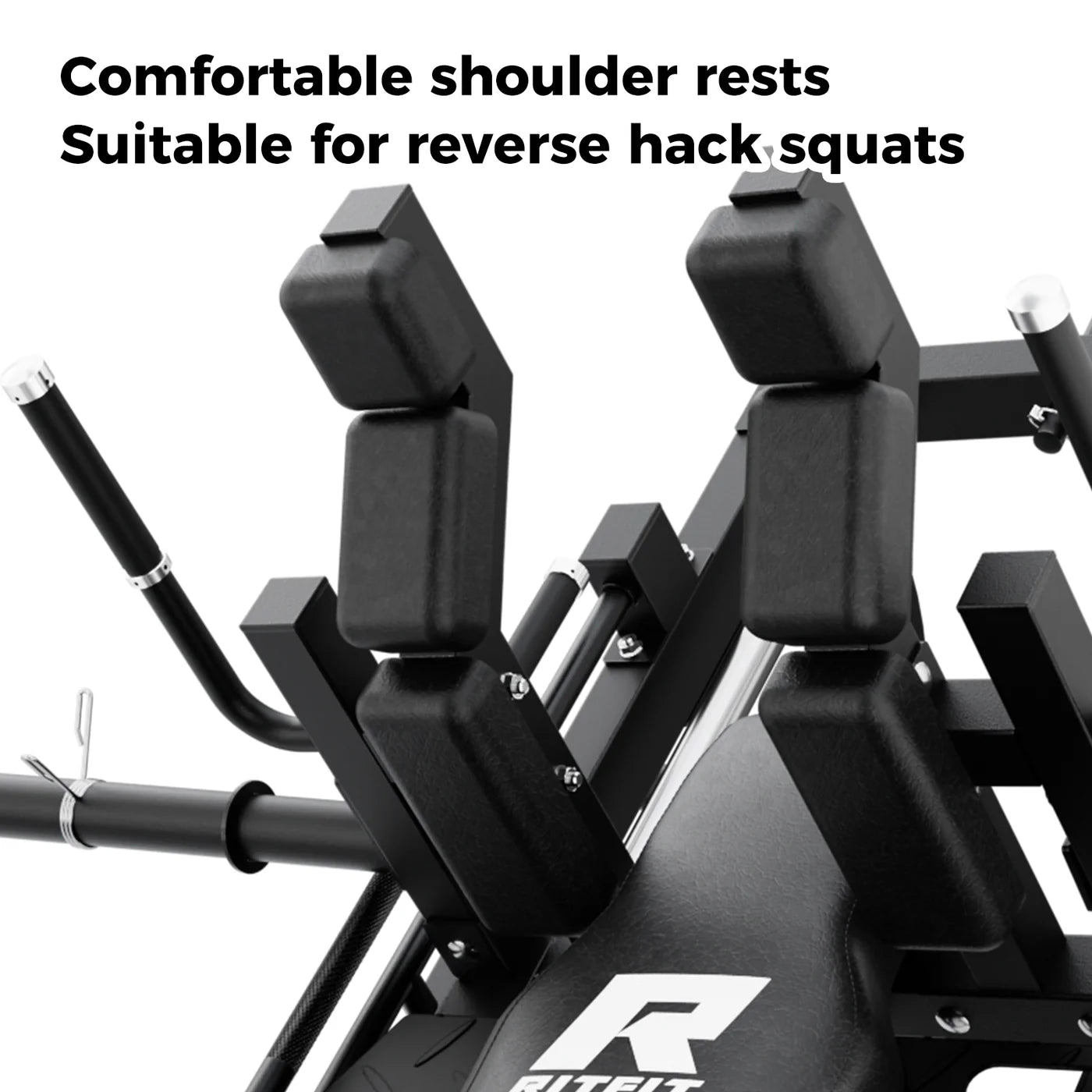 RitFit GAZELLE PRO 3-in-1 Leg Press & Hack Squat Machine Set INCLUDES WEIGHTS