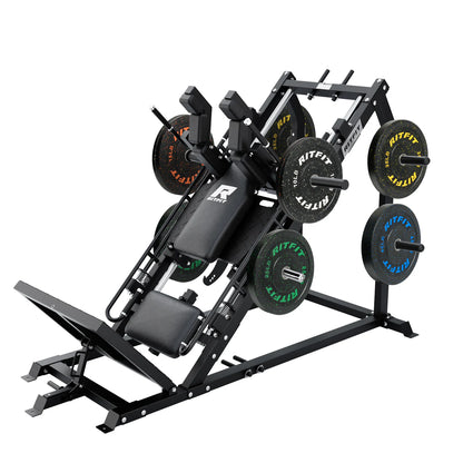 RitFit GAZELLE PRO 3-in-1 Leg Press & Hack Squat Machine Set INCLUDES WEIGHTS