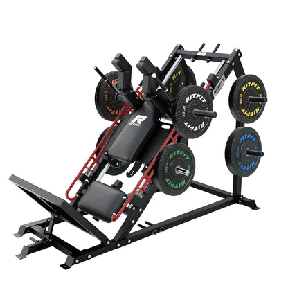 RitFit GAZELLE PRO 3-in-1 Leg Press & Hack Squat Machine Set INCLUDES WEIGHTS